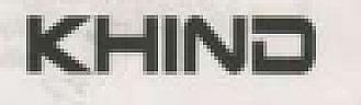 KHIND (and logo) trademark logo
