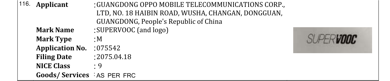Original bulletin entry for SUPERVOOC (and logo)