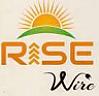 RISE WIRE (and logo) trademark logo