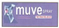 MUVE SPRAY (and logo) trademark logo