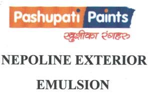 PASHUPATI NEPOLIN EXTERIOR EMULSION (and logo) trademark logo