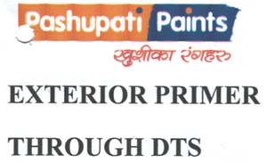 PASHUPATI EXTERIOR PRIMER THROUGH DTS (and logo) trademark logo