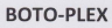 BOTO-PLEX (and logo) trademark logo