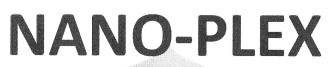 NANO-PLEX (and logo) trademark logo