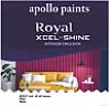 APOLLO PAINTS ROYAL XCEL-SHINE (and logo) trademark logo