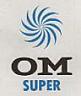 OM SUPER (and logo) trademark logo