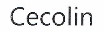 Cecolin (and logo) trademark logo