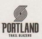 PORTLAND TRAIL BLAZERS WITH SWIRL DESIGN (and logo) trademark logo