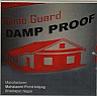 HOME GUARD DAMP PROOF (and logo) trademark logo