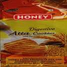HONEY DIGESTIVE ATTA COOKIES (and logo) trademark logo