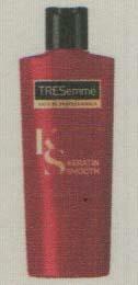 TRESEMME (STYLISED LOGO) THREE DIMENTIONAL BOTTLE (and logo) trademark logo