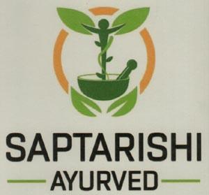 SAPTARISHI AYURVED (and logo) trademark logo
