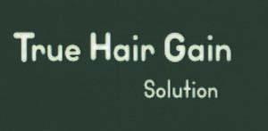 TRUE HAIRGAIN (and logo) trademark logo