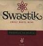 SWASTIK SWEET WHITE WINE (and logo) trademark logo