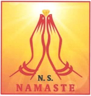 N.S. NAMASTE (and logo) trademark logo
