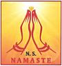 N.S. NAMASTE (and logo) trademark logo