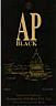 AP BLACK (and logo) trademark logo
