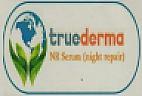 TRUE DERMA NR SERUM (and logo) trademark logo