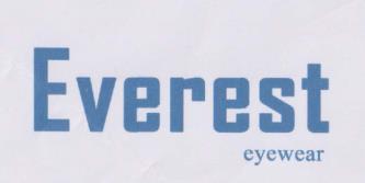 EVEREST EYEWEAR (and logo) trademark logo