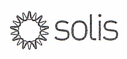 Solis (and logo) trademark logo