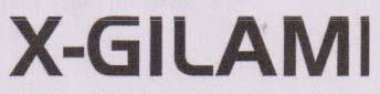 X-GILAMI (and logo) trademark logo