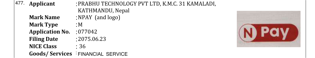 Original bulletin entry for NPAY (and logo)