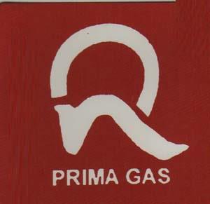 PRIMA GAS (and logo) trademark logo