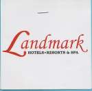 LANDMARK HOTELS RESORTS & SPA (and logo) trademark logo