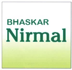 BHASKAR NIRMAL (and logo) trademark logo