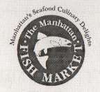 THE MANHATTAN FISH MARKET (and logo) trademark logo