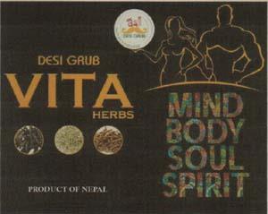 DESI GRUB VITA (and logo) trademark logo