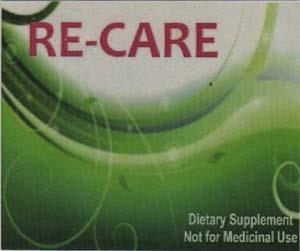 RE-CARE (and logo) trademark logo