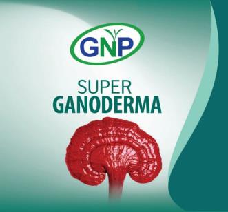 GNP SUPER GANODERMA (and logo) trademark logo