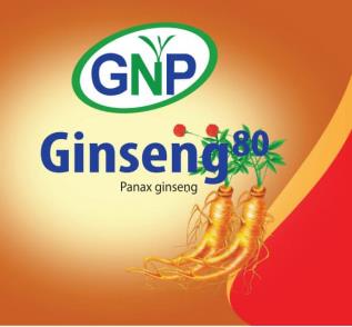 GNP GINSENG (and logo) trademark logo
