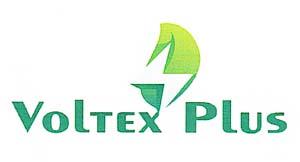 VOLTEX PLUS (and logo) trademark logo