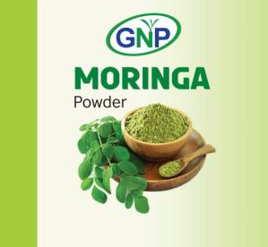 GNP MORINGA POWDER (and logo) trademark logo