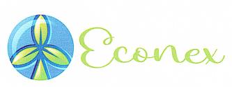 ECONEX (and logo) trademark logo