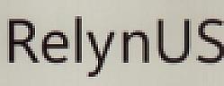 RELYNUS (and logo) trademark logo