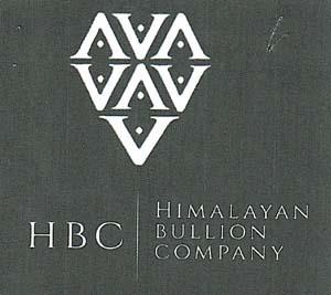 HBC HIMALAYAN BULLION COMPANY (and logo) trademark logo