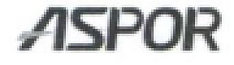 ASPOR (and logo) trademark logo