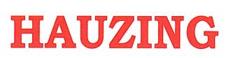 HAUZING (and logo) trademark logo