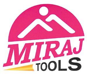 MIRAJ TOOLS (and logo) trademark logo