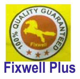 FIXWELL PLUS (and logo) trademark logo