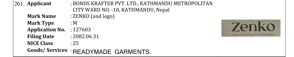 Original bulletin entry for ZENKO (and logo)