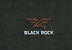 BLACK ROCK DENIM (and logo) trademark logo