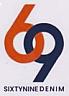 Sixtynine Denim (and logo) trademark logo