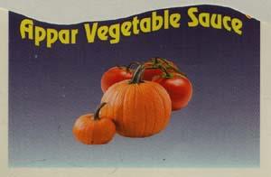 APPAR VEGETABLE SAUCE (and logo) trademark logo