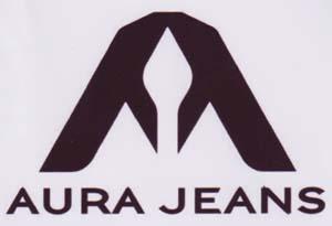 Aura JEANS (and logo) trademark logo