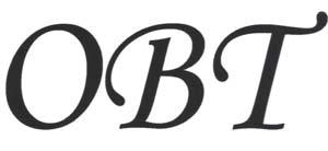 OBT (and logo) trademark logo