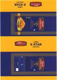 KASIS 5 STAR GOOD LUCK (and logo) trademark logo